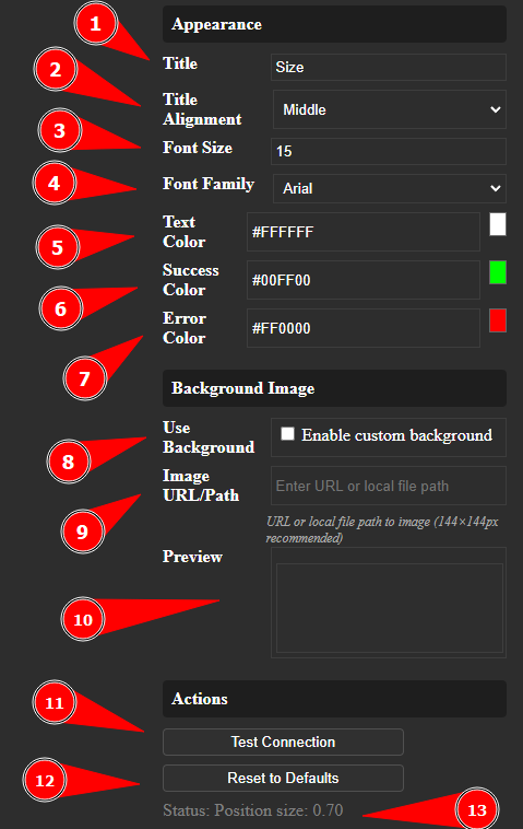 Appearance and Testing